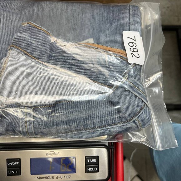 Levi's 514 Slim Straight Jeans Mens 34 x 30 Denim Pants‎ Blue Faded - Picture 16 of 16